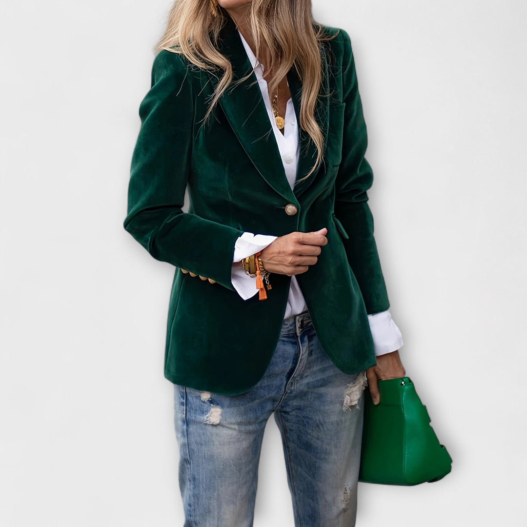 MELISSA | Elegant Velvet Blazer