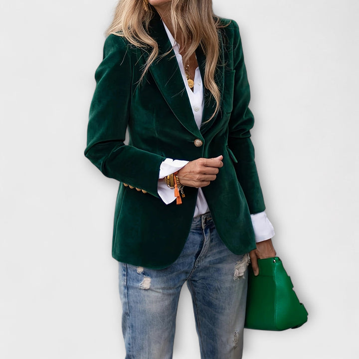 MELISSA | Elegant Velvet Blazer