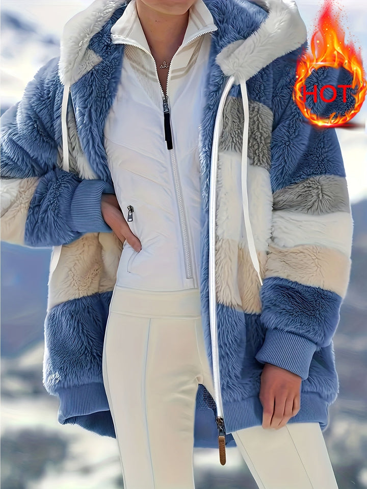 Serena | Plush Hooded Coat