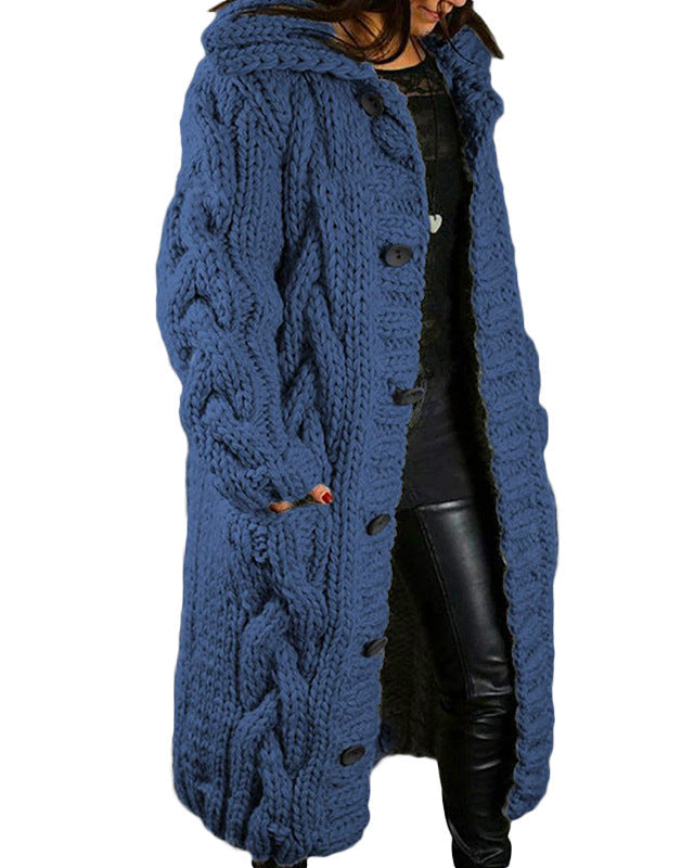 Elena Chunky Longline Knit Cardigan